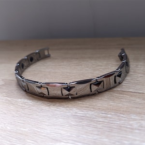 10MM 8MM Silver Tungsten Carbide Bracelet – Healthy Bangle Chain for Men Women