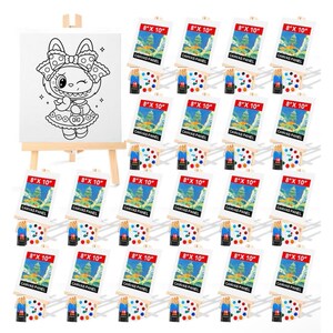 Labubu Paint Party Kit • Complete Paint Party Kit for Girls & Boys • Birthday Party Kit for Children • Kids Labubu Art Kids Activity image 9