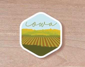 Iowa Sticker | Laptop Decal | Water Proof | Decal | Vinyl | Wholesale