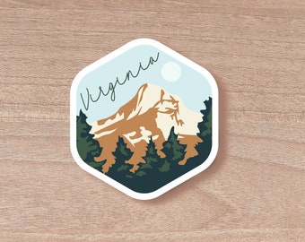 Virginia Scenic Sticker | Laptop Decal | Water Bottle | Decal | Vinyl | Water Proof | Wholesale