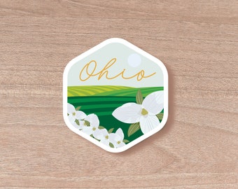Ohio Scenic Sticker | Laptop Decal | Water Bottle | Decal | Vinyl | Water Proof | Wholesale