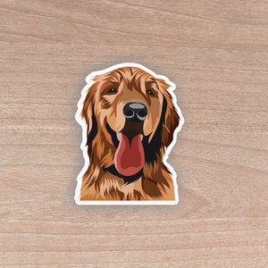 Golden Retriever Sticker | Pet | Pet Sticker | Dog Sticker | Wholesale