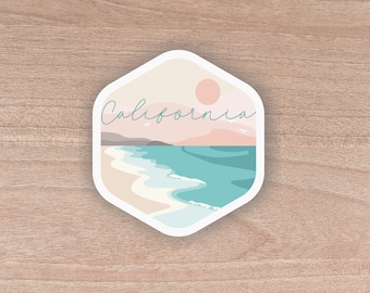 California Minimalist Sticker | Decal | Laptop Decal | Water Bottle | Vinyl | Water Proof | Wholesale