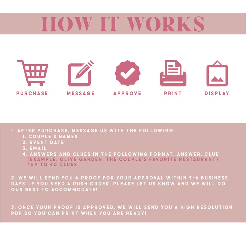 Custom Wedding Crossword Puzzle Cocktail Hour Wedding Etsy