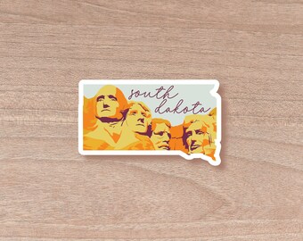 South Dakota Die Cut Scenic Sticker | Laptop Decal | Water Bottle | Decal | Vinyl | Water Proof | Wholesale