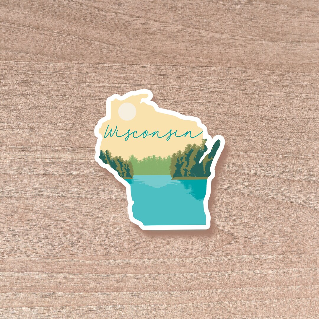 Wisconsin Dells Sticker Wisconsin Die Cut Scenic Sticker | Laptop Decal | Water Bottle | Decal ...