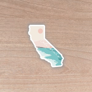 California Die Cut Scenic Sticker | Laptop Decal | Water Bottle | Decal | Vinyl | Water Proof | Wholesale