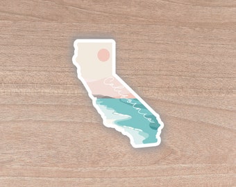 California Die Cut Scenic Sticker | Laptop Decal | Water Bottle | Decal | Vinyl | Water Proof | Wholesale