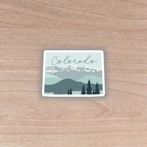 Colorado Die Cut Scenic Sticker | Laptop Decal | Water Bottle | Decal | Vinyl | Water Proof | Wholesale