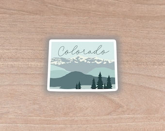 Colorado Die Cut Scenic Sticker | Laptop Decal | Water Bottle | Decal | Vinyl | Water Proof | Wholesale