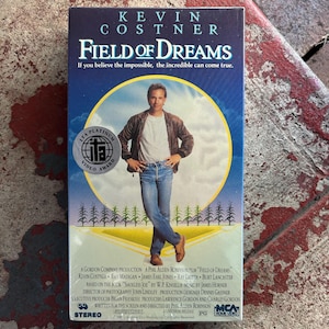 1989 1990 New NIP Vintage Field of Dreams VHS tape sealed unopened original packaging Costner Liotta classic family movie mca home video PG