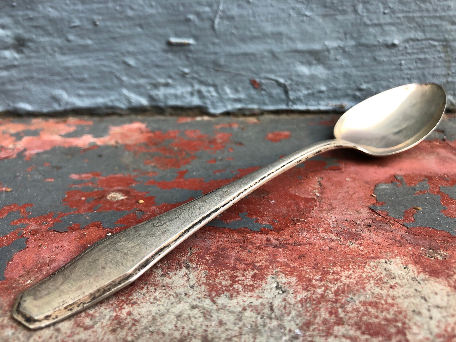 VINTAGE ALVIN STERLING Silver Spoon Small Teaspoon All Metal Etsy