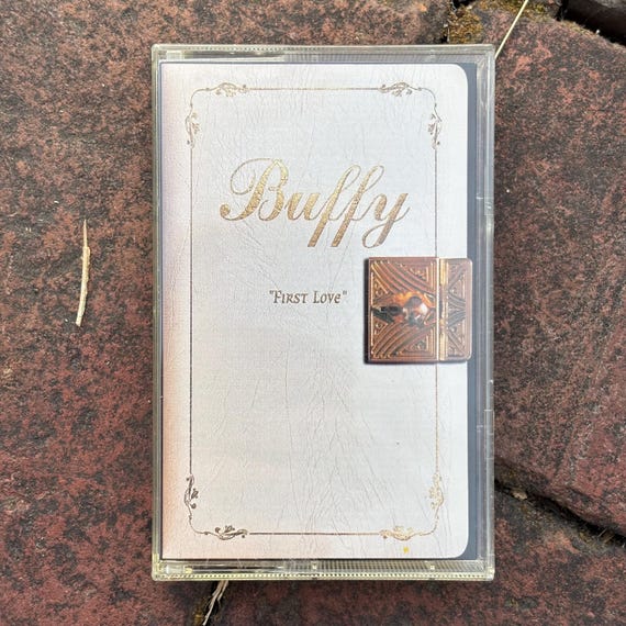 90s 1996 VINTAGE RARE BUFFY First Love cassette tape electronic freestyle Yabata Music Velocity Records Gotta Believe Give Me a Reason