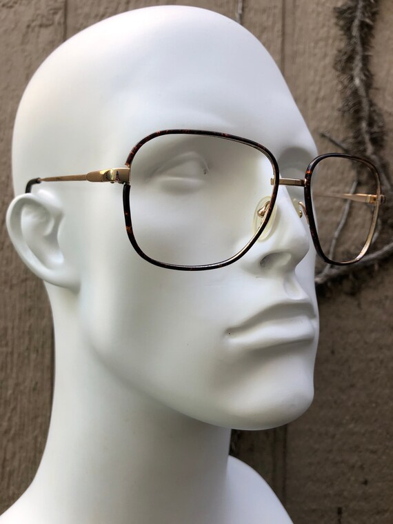 80s 90s Vintage RX 18KT RGP Adonis eyeglasses bro… - image 5