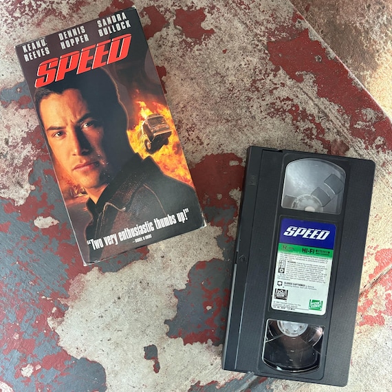 Speed (VHS, 1994) - Keanu Reeves, Sandra Bullock - Like New