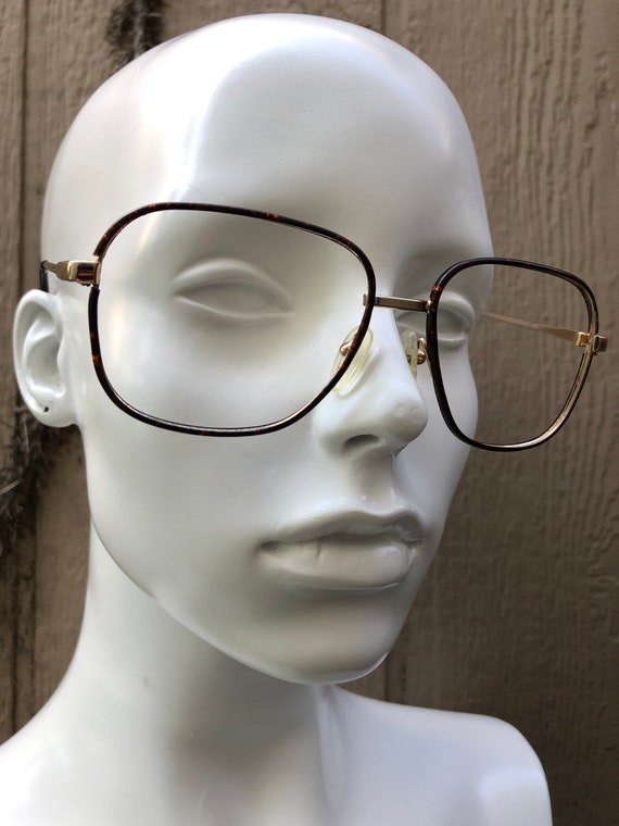 80s 90s Vintage RX 18KT RGP Adonis eyeglasses bro… - image 9