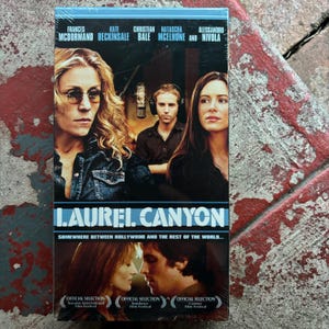 00s 2002 New NIP Vintage Laurel Canyon VHS tape sealed unopened original packaging Sony home video drama cult Bale Beckinsale McDormand R