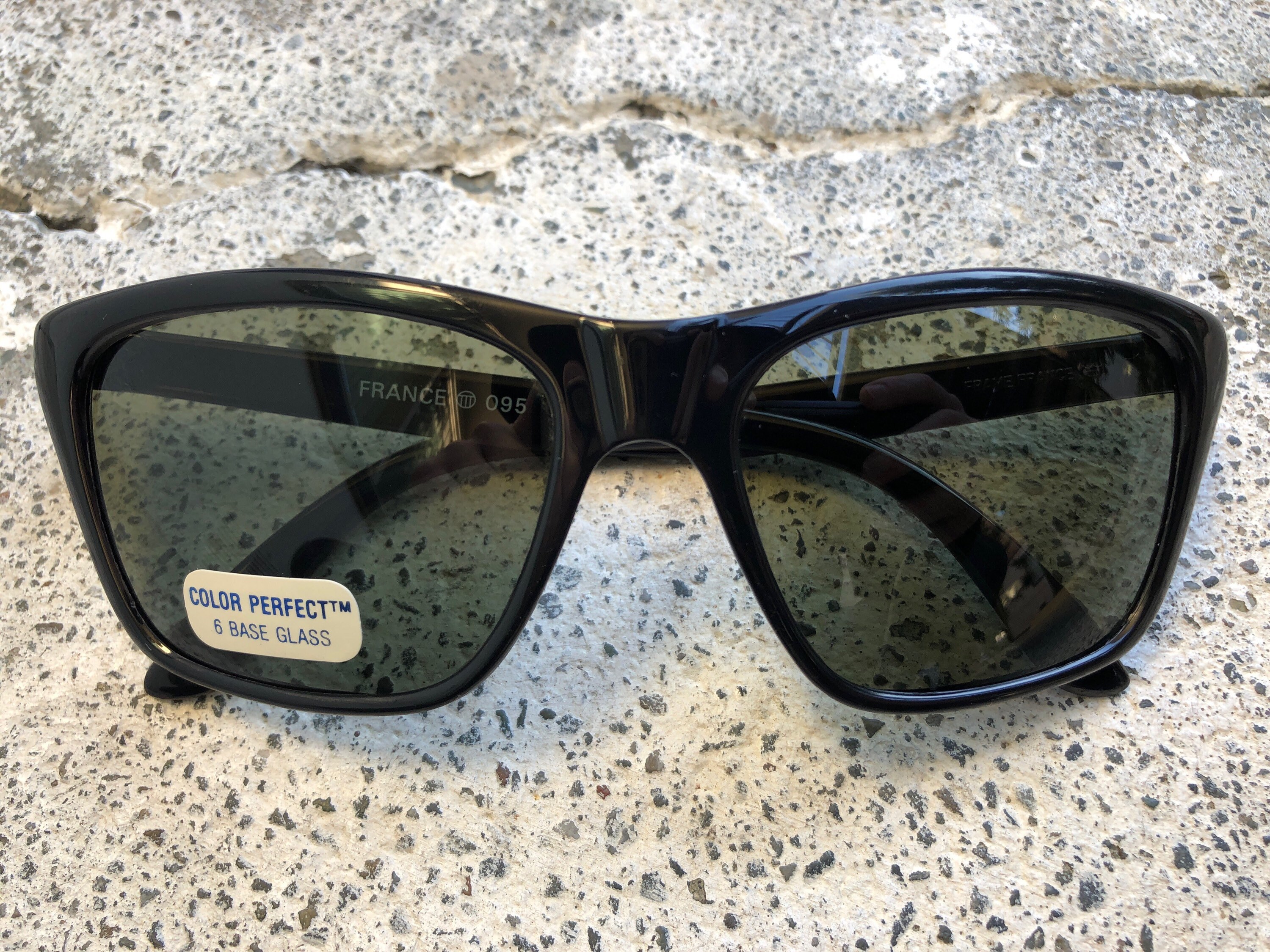 80s 90s NEW NWT VINTAGE Ski Optiks sunglasses black plastic | Etsy