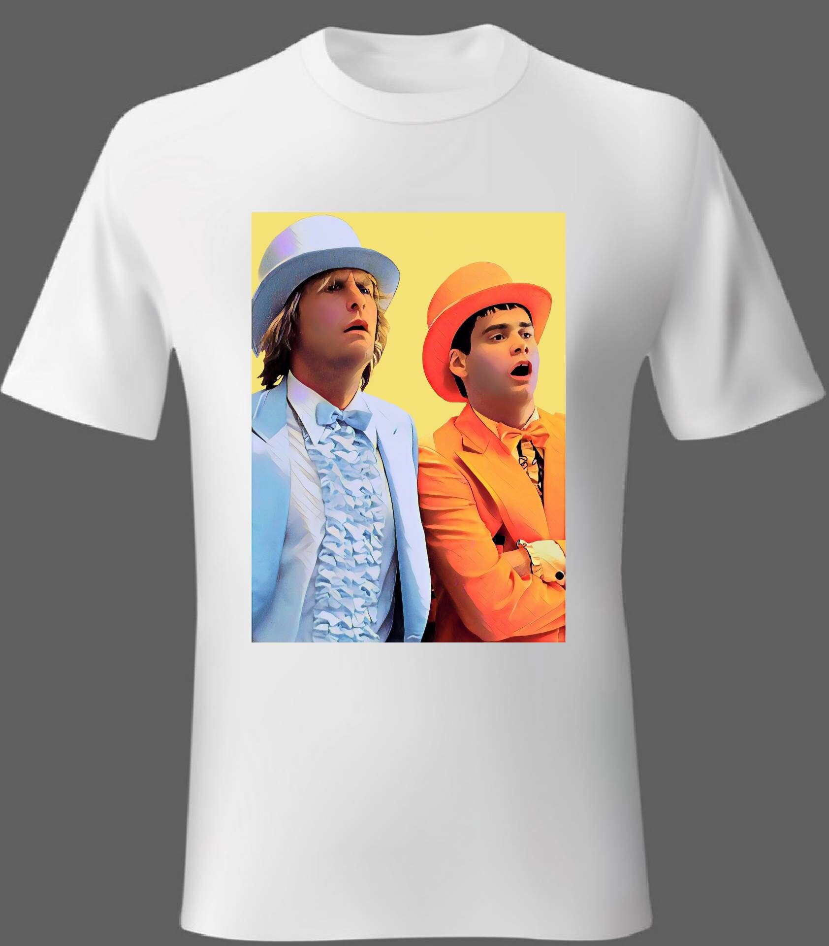 Dumb and Dumber Printed T Shirt Men Comedy 90s Movie Jim | Etsy