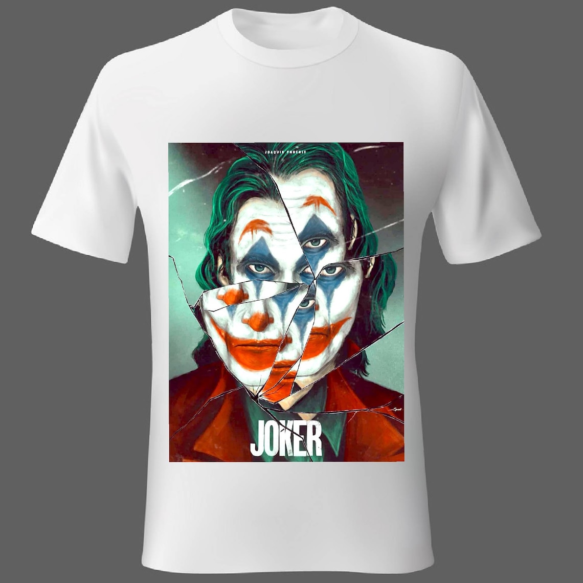 The Joker Tshirt Men's High Quality Printed Woman Unisex Etsy