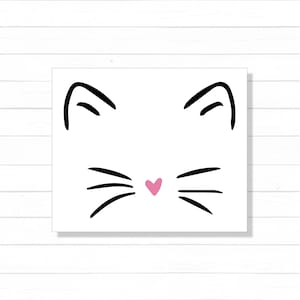 Cat Vinyl Decal | Kitty Decal | Pet Decal | Vinyl Decal | Laptop decal | Water Bottle Decal | Tumbler Decal | Car Decal | Bumper Sticker