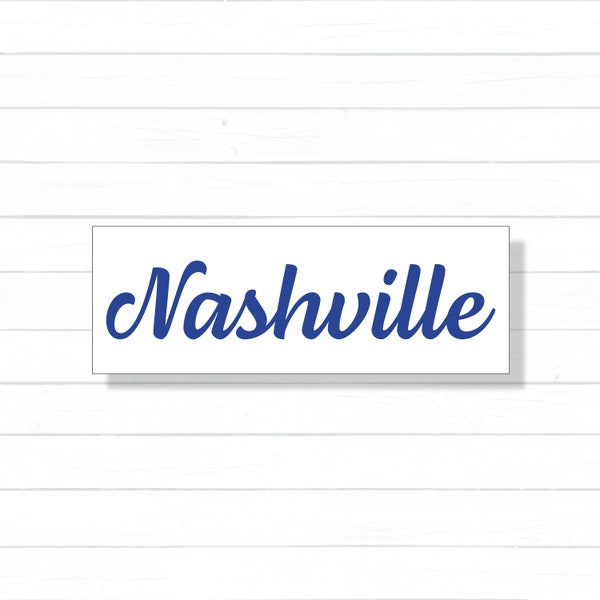 Nashville Decal - Etsy