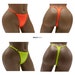 Orange Micro Thong Bottom | Thong Bathing Suit | Thong Underwear | Women Bathing Suits | Thong Bikinis | Thong Swimsuit | Lace Thong Bikini