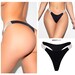 Black Thong Bottom Only / or Full Micro Bikini Set by Breezy Rack