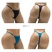Black Thong Bikini Bottom | Micro Bathing Suit | Colors | Black Blue Olive Green Tangerine Orange Neon Yellow | Underwear | Panties