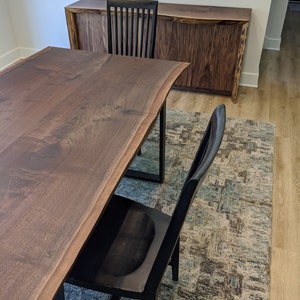 Live Edge Walnut Dining Table