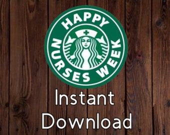 Starbucks symbol nurse Etsy photograph regarding Starbucks Logo Printable identified as Starbucks symbol nurse Etsy