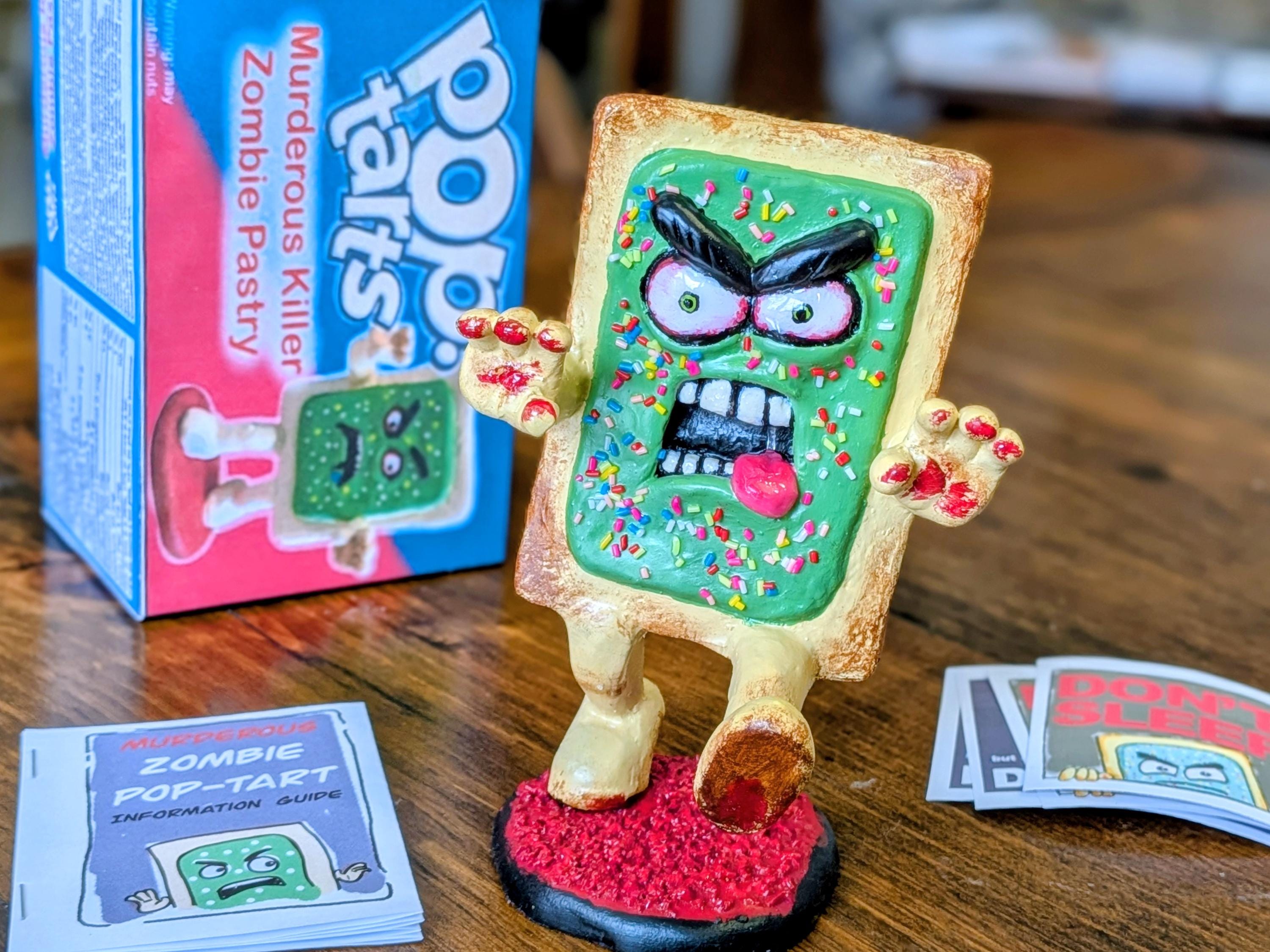 Zombie Pop-tart! Handmade / Creepy Statue / Halloween Decorations