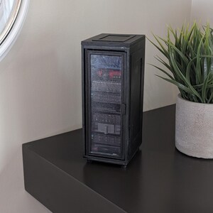 Mini server rack model handmade image 11