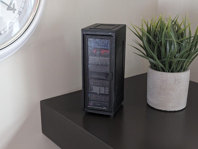 Mini server rack model handmade image 11