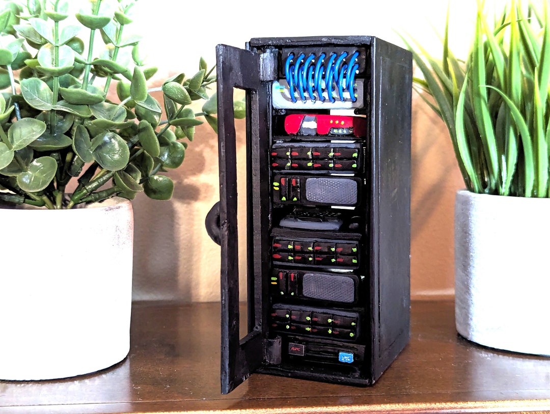 Mini Server Rack Model Handmade - Etsy