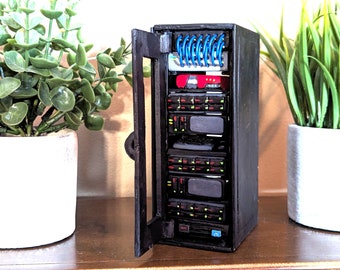 Mini server rack model handmade