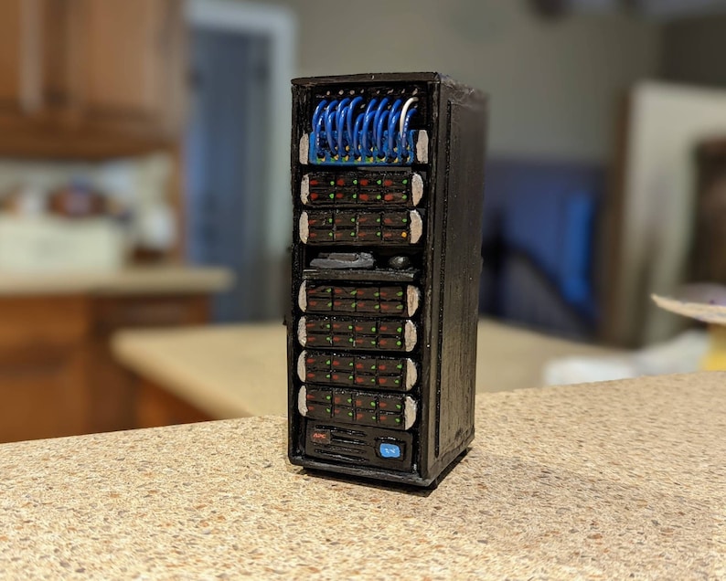 Mini Server Rack Model Handmade - Etsy Canada