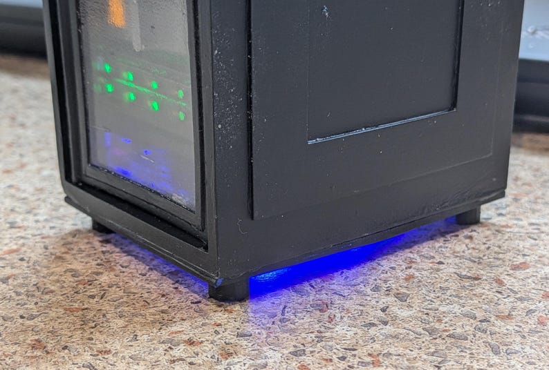 Mini server rack model handmade image 10