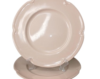 Johnson Brothers Rosedawn 2 Dinner Plates Vintage Ironstone England Pink