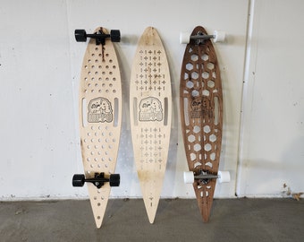 Hardwood Pintail Longboard by Sir Hippo