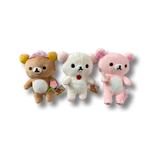 Peluches Rilakkuma y Korilakkuma/Colección de peluches San-X/Edición especial Flor de cerezo