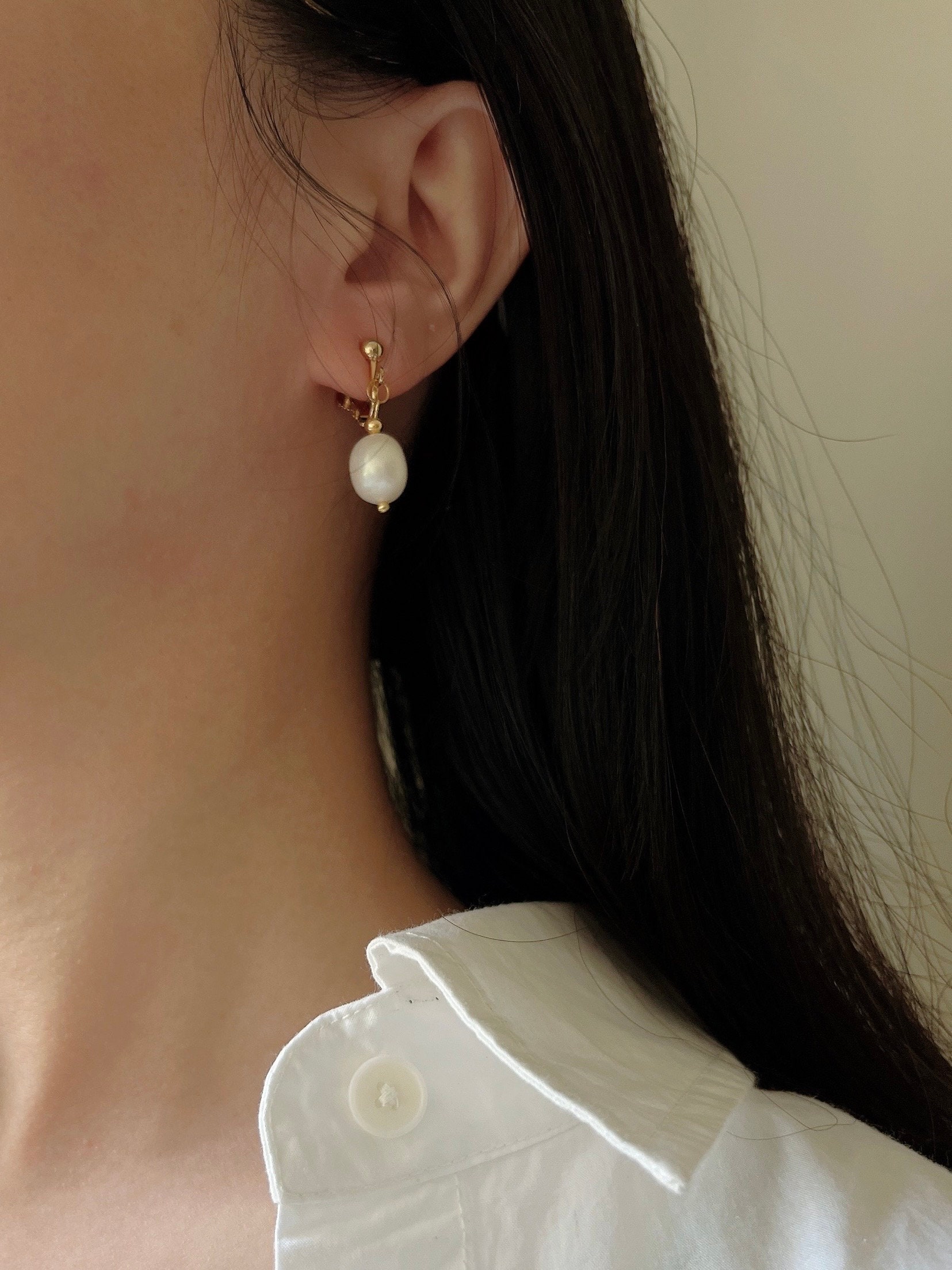 【新品未使用】SMELLY so’　pearl drop pierce Small Freshwater Pearl Drop Earrings - Susan Shaw