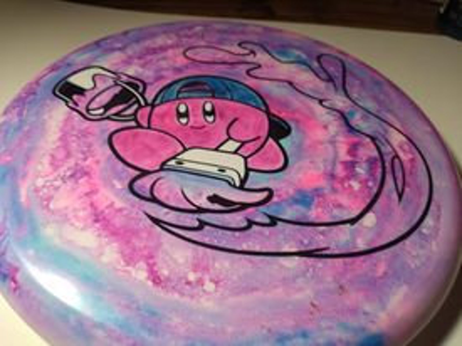 Kirby Stencil for Disc Dyeing Disc Golf Etsy Ireland