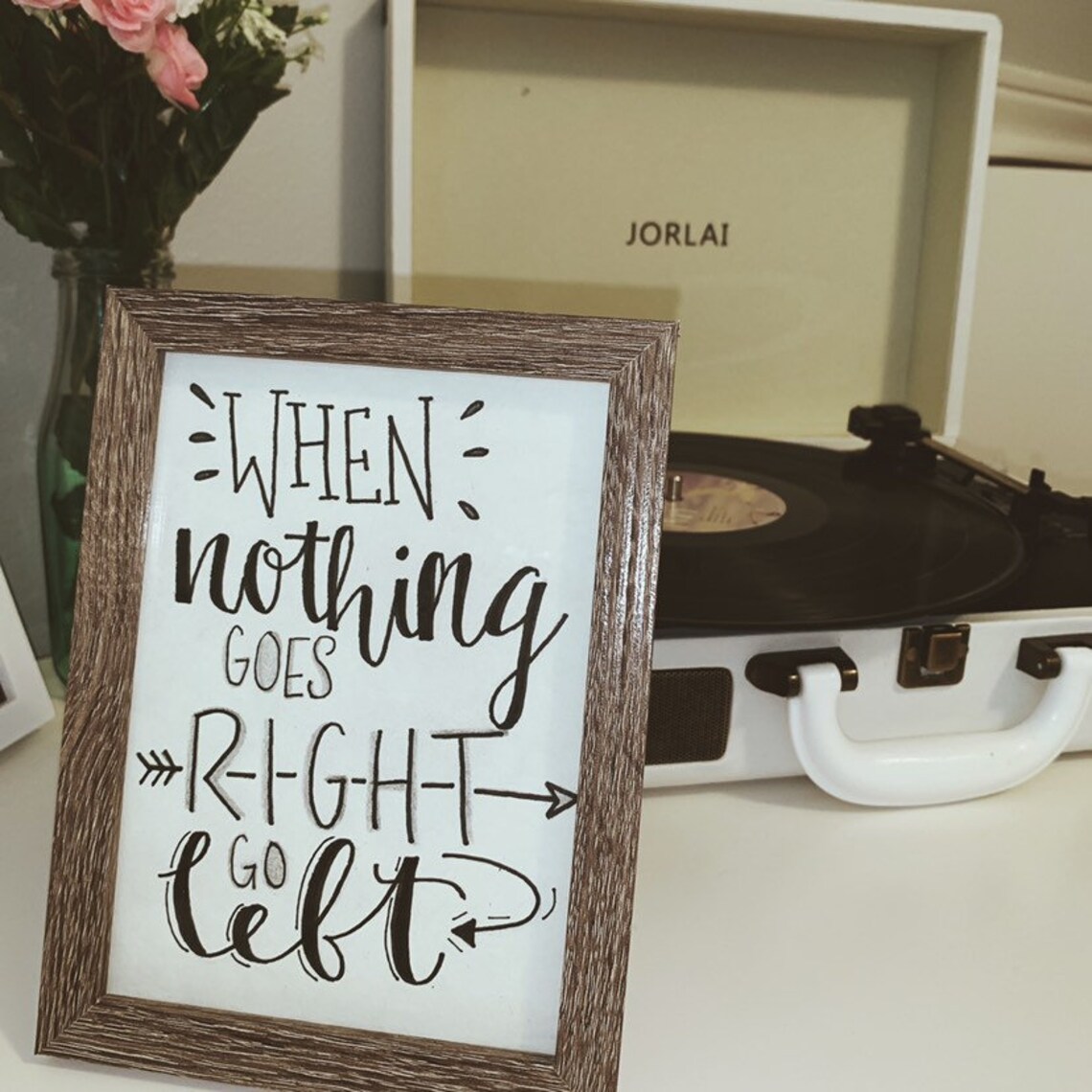 Cute quote in frame Etsy