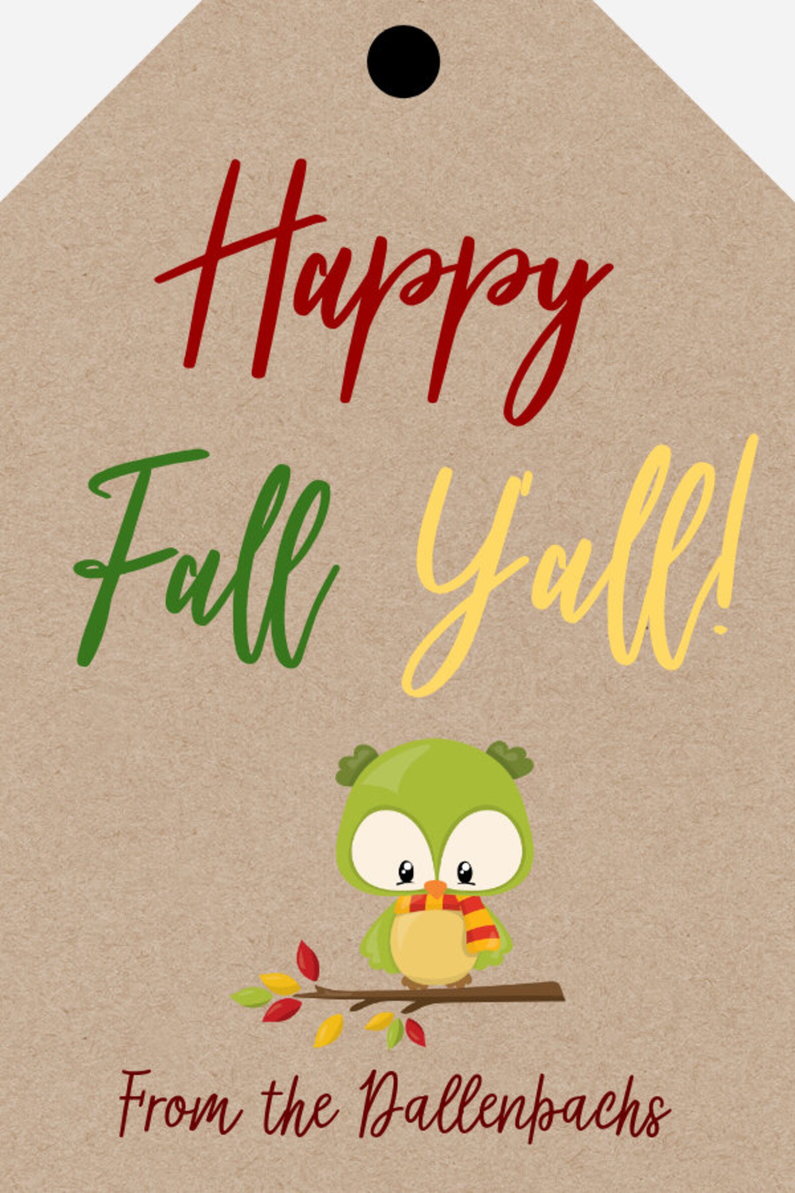 Editable Fall Thankful for You Gift Tag Templates; Harvest Gratitude ...