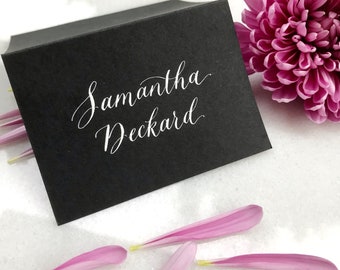 Hand written Place Cards