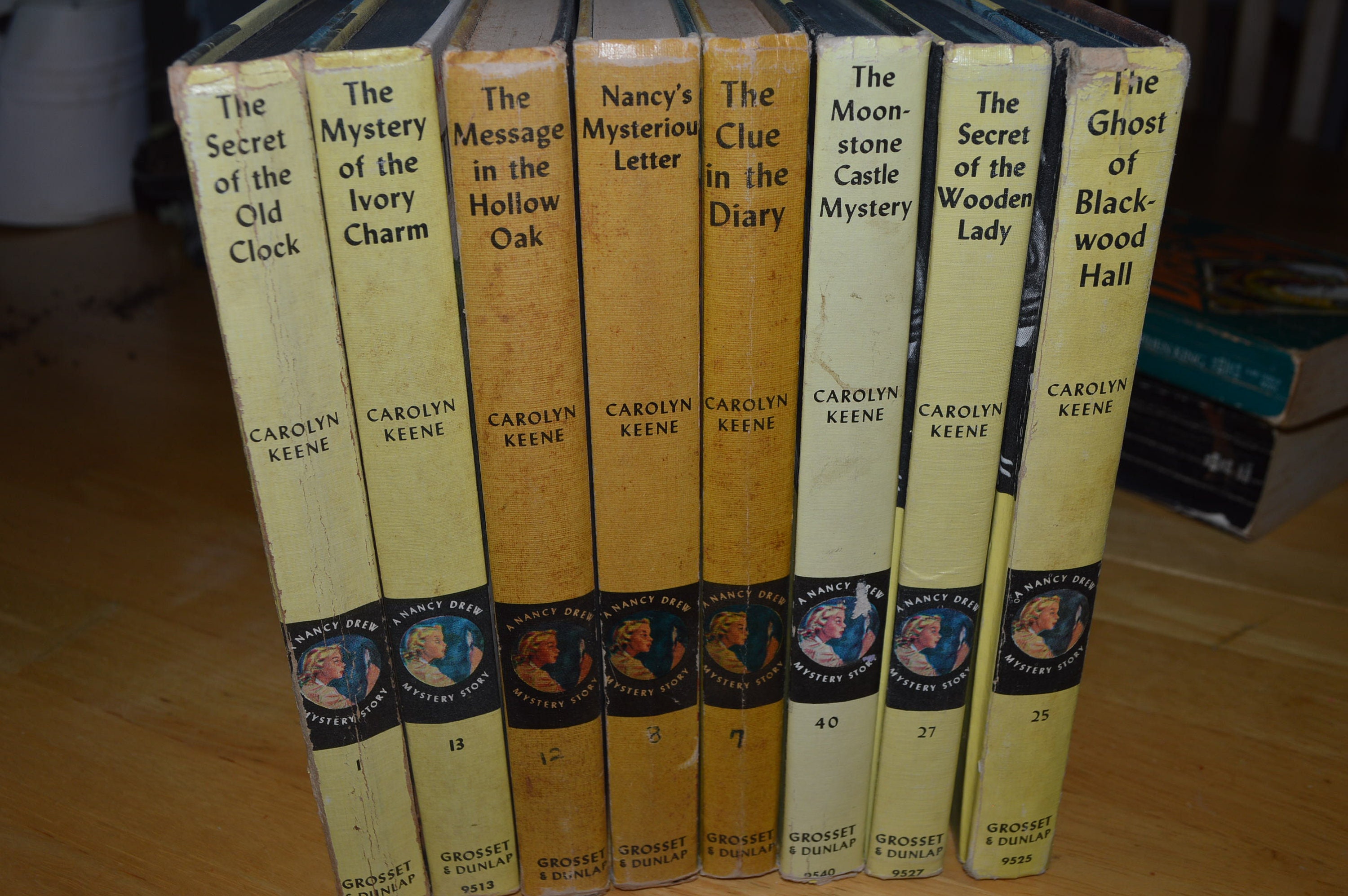 Vintage Nancy Drew books Matte picture cover editions Etsy