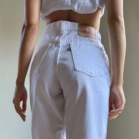Vintage 1990s White Levi’s Jeans