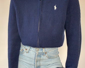 ralph lauren zip jumper womens