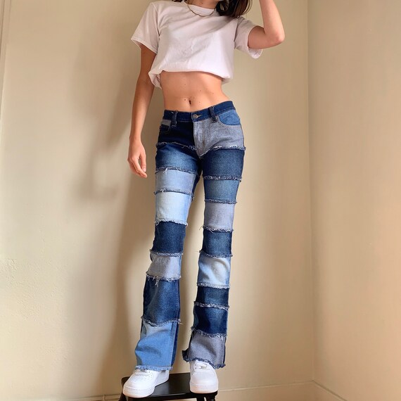 Early 2000s Zana Di Patchwork Jeans